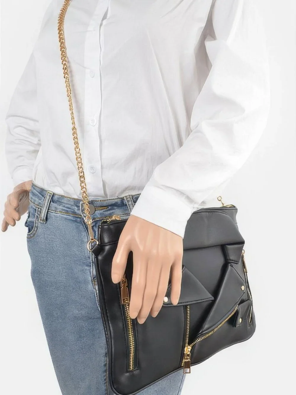 Faux Leather Novelty Bag